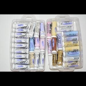 Lot of 35 Gick Prisma Glitter Multi Color Fine Stardust Non Toxic Made in USA